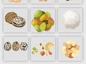 淘寶堅果年貨海報模板 卡通手繪風，14.52MB辦公商務大全素材