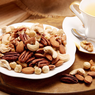 【北京上海當日發】中糧時怡尖果霸桶什錦果仁 960g金色罐裝，原味高纖每日堅果優選